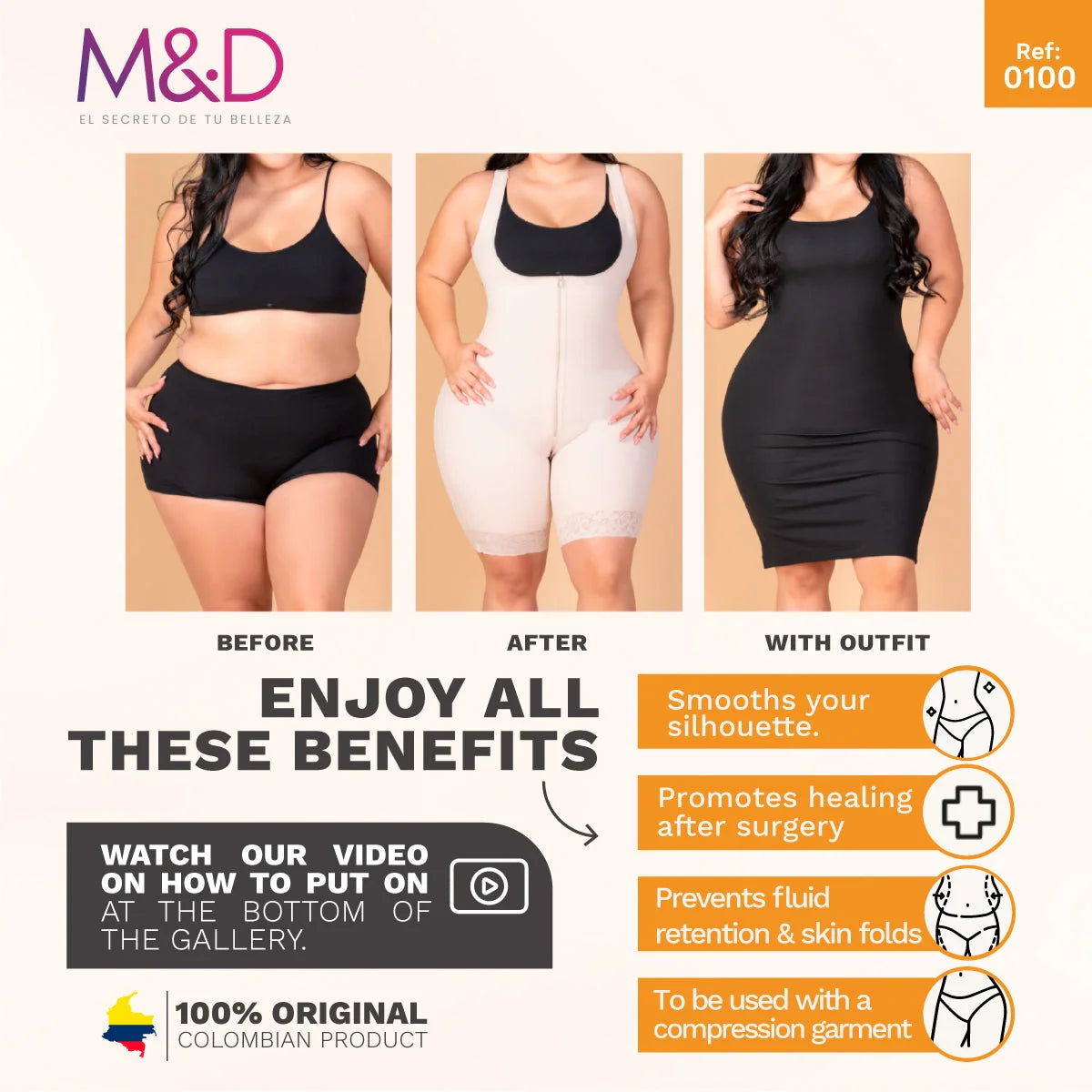 Fajas MyD Accessories 0100 - DHH Shapewear