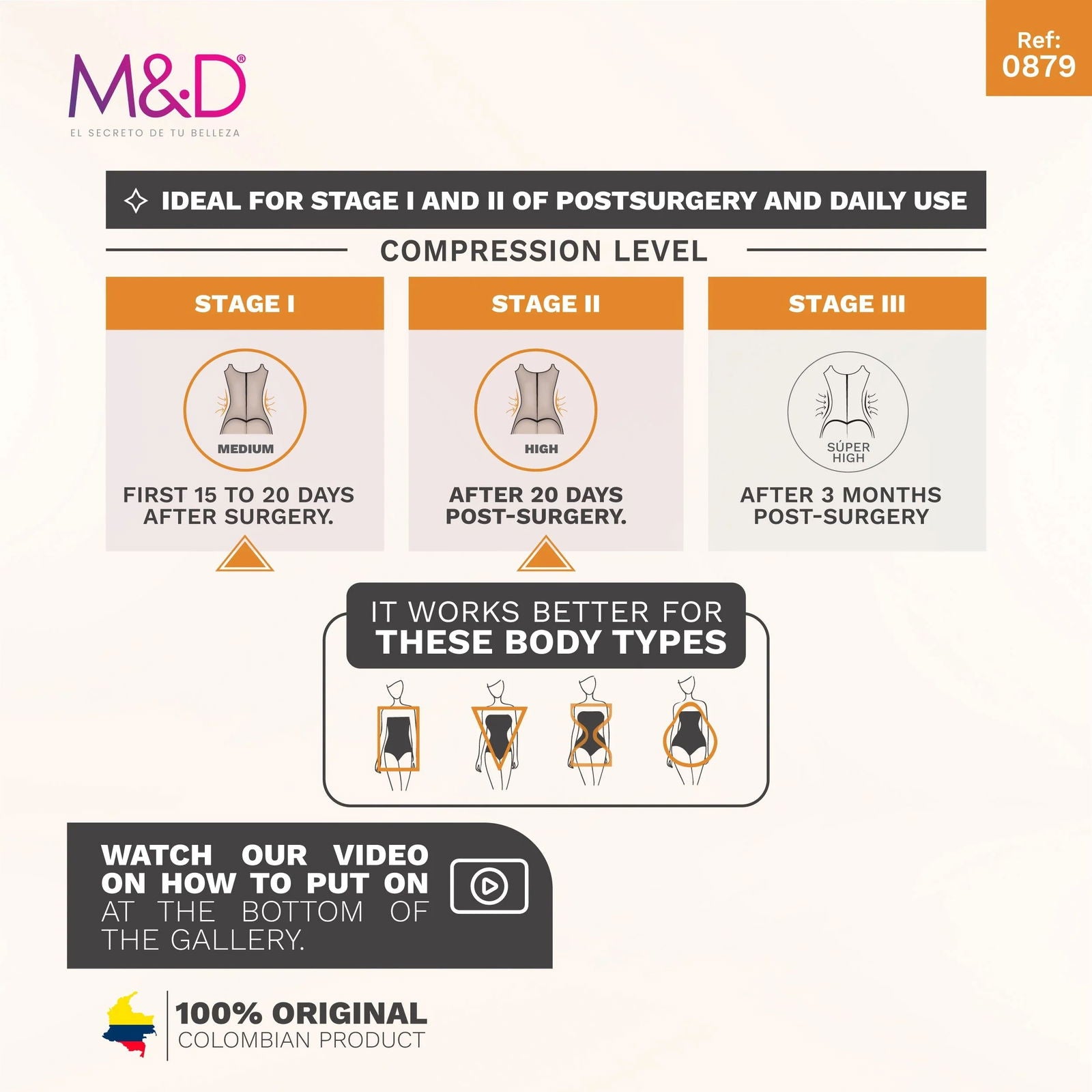 Fajas MyD F0879 - DHH Shapewear