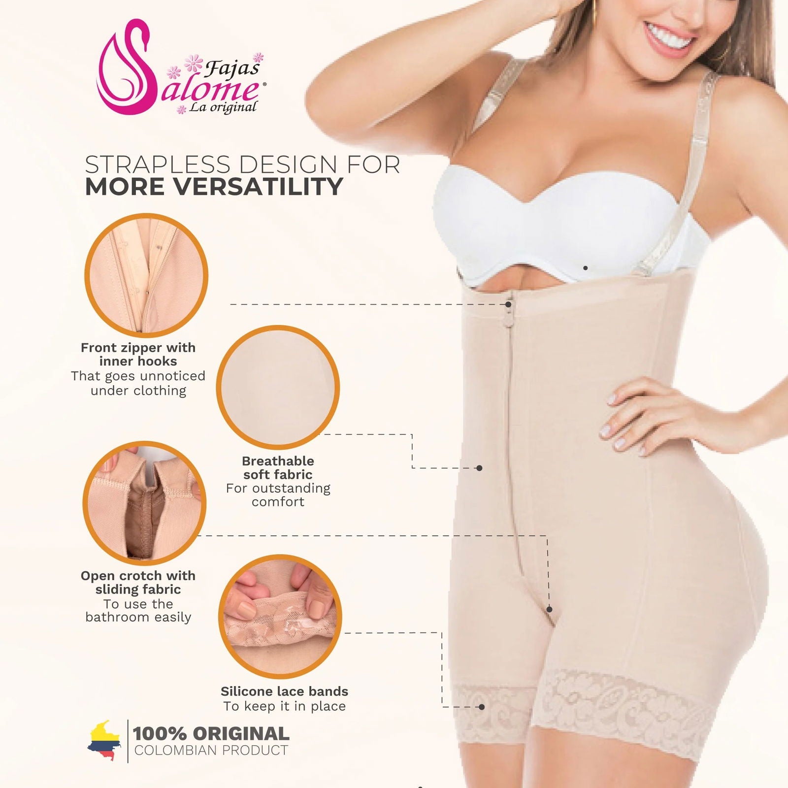 Fajas Salome 215-01 - DHH Shapewear