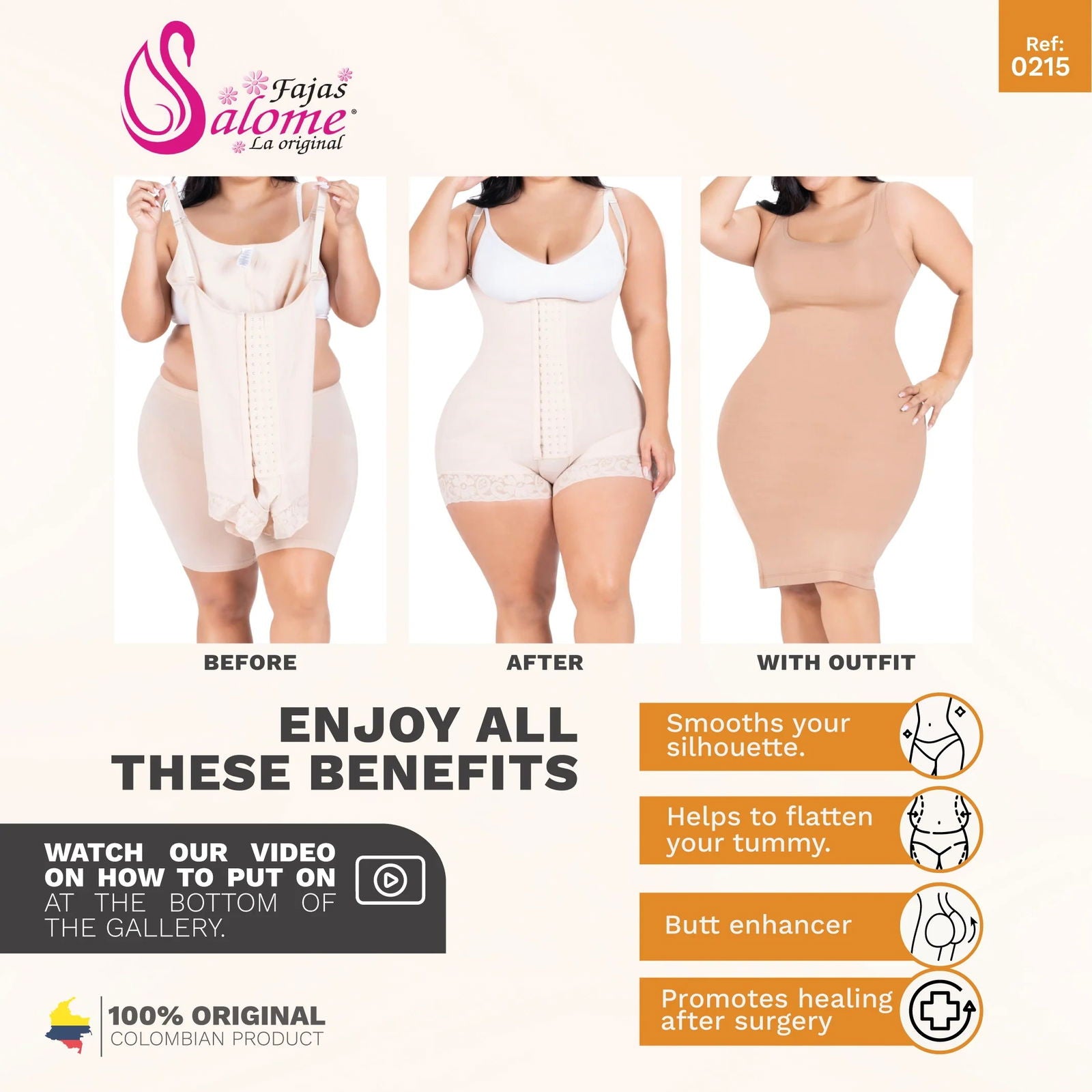 Fajas Salome 215-01 - DHH Shapewear