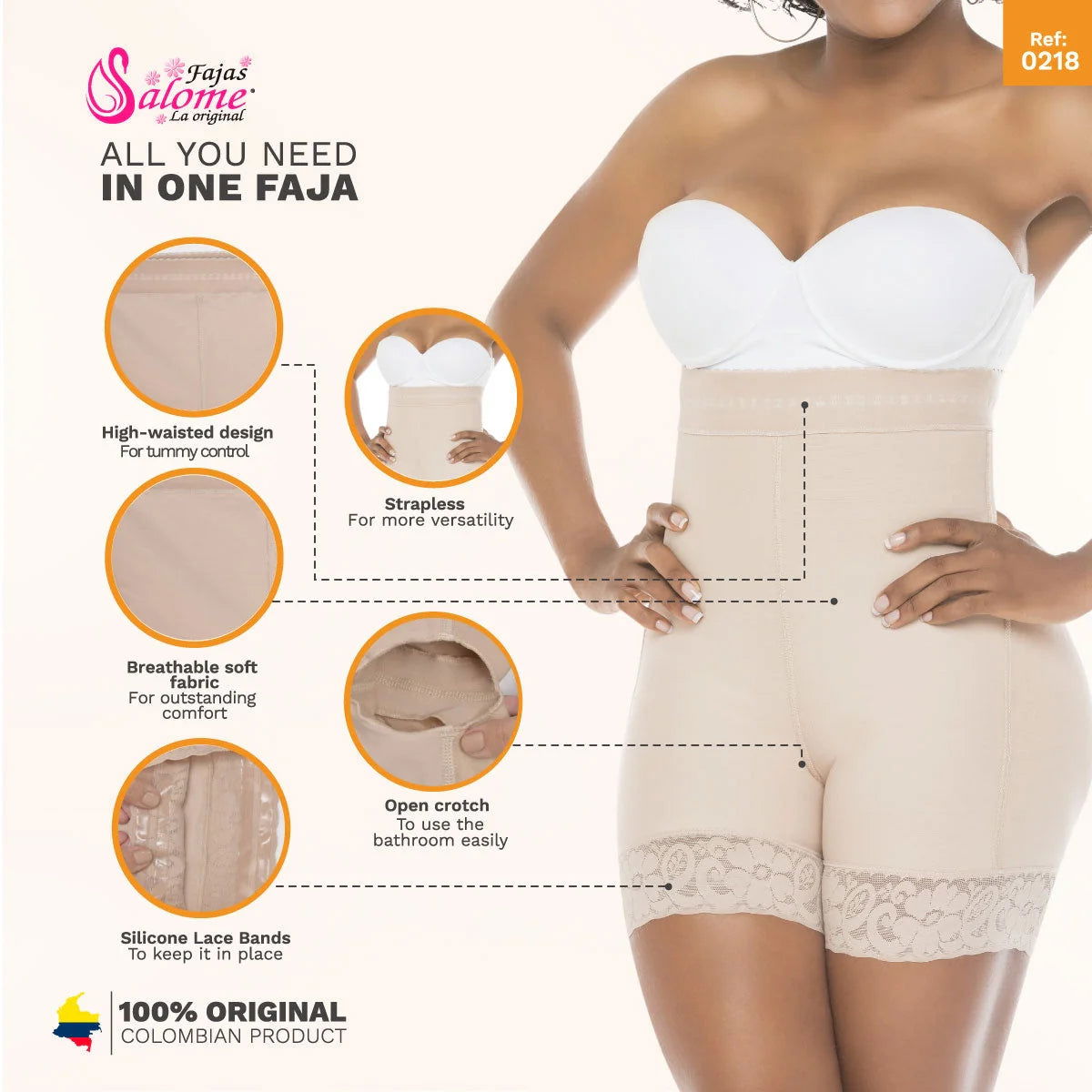 Fajas Salome 218-01 - DHH Shapewear