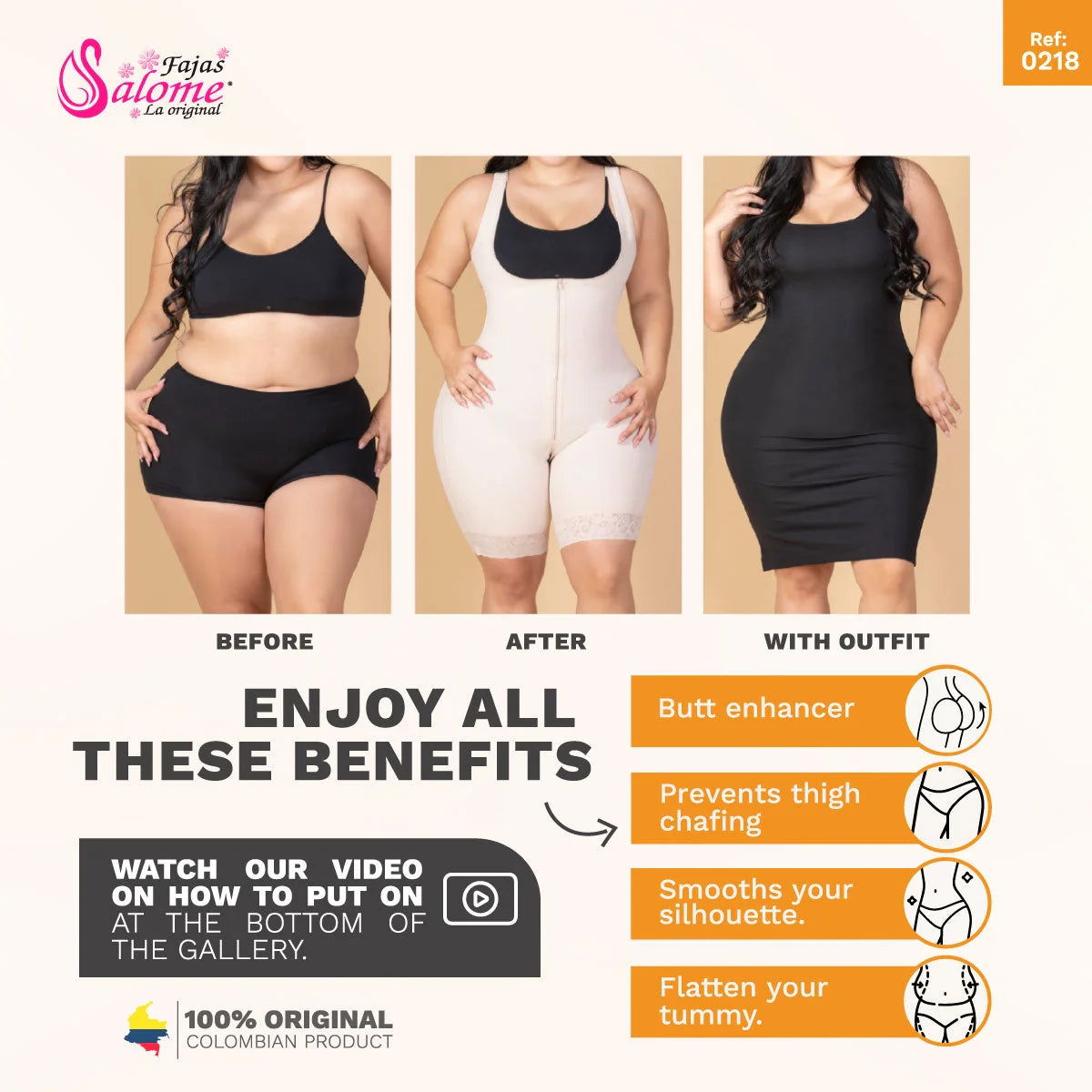 Fajas Salome 218-01 - DHH Shapewear