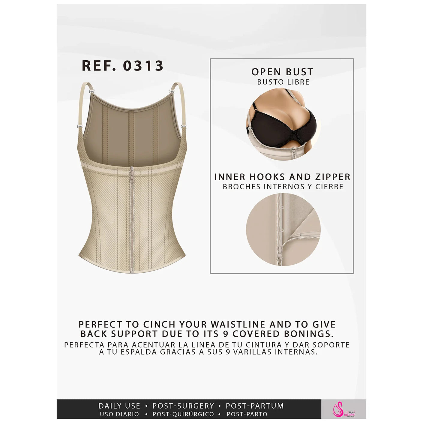 Fajas Salome 313-01 - DHH Shapewear