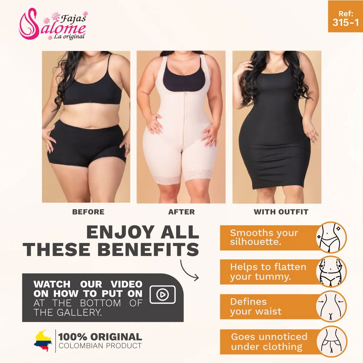 Fajas Salome 315 - DHH Shapewear
