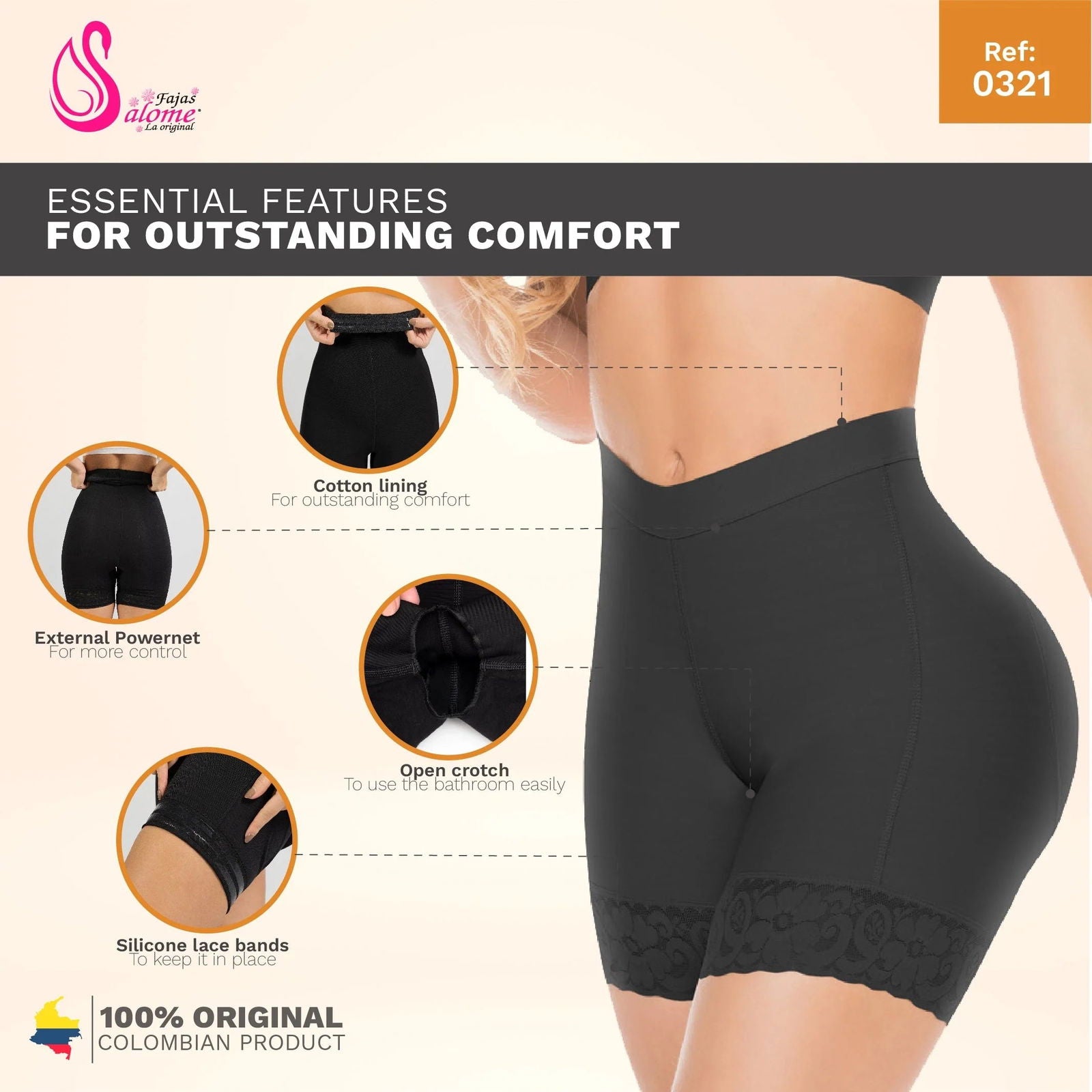 Fajas Salome 321-01 - DHH Shapewear
