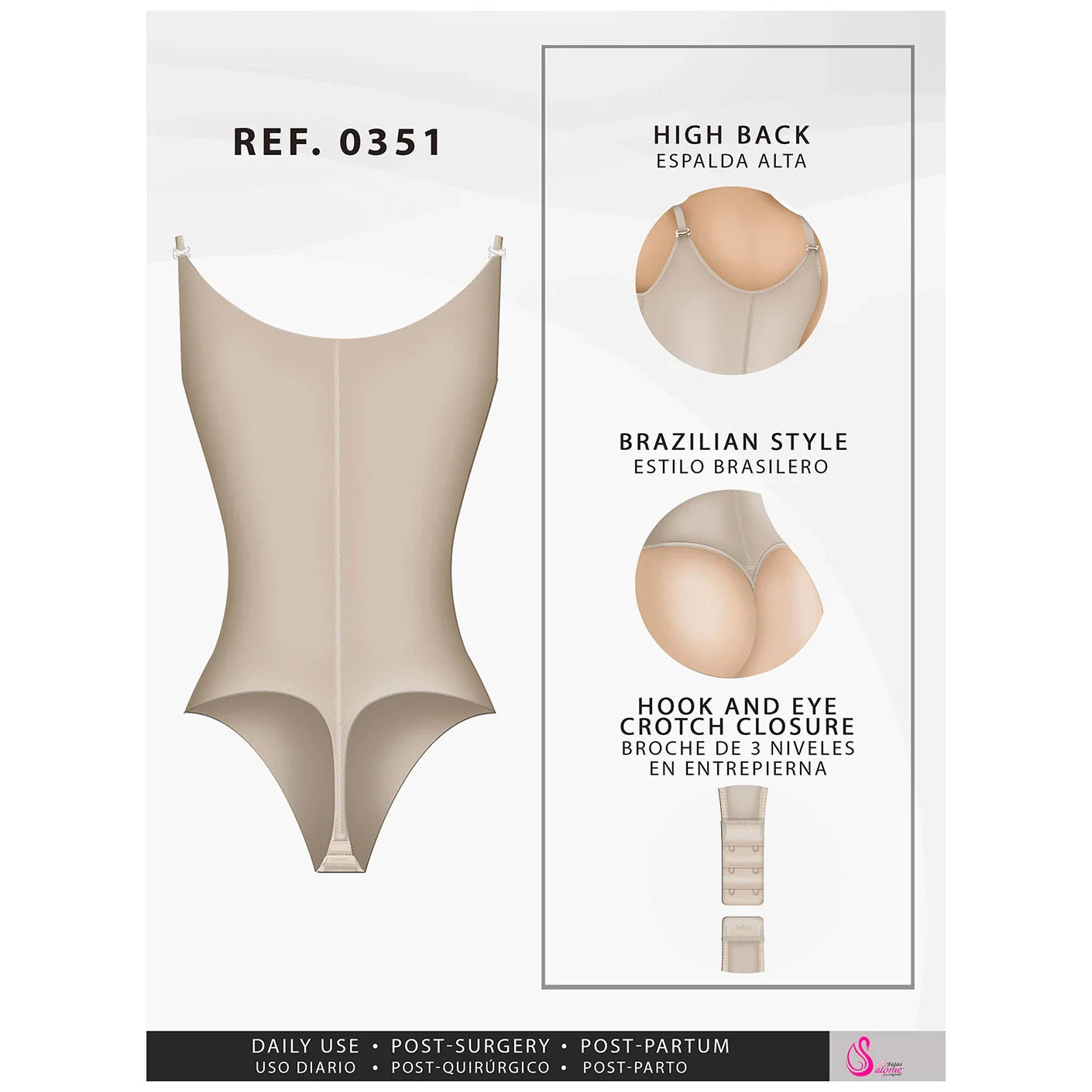 Fajas Salome 351-01 - DHH Shapewear