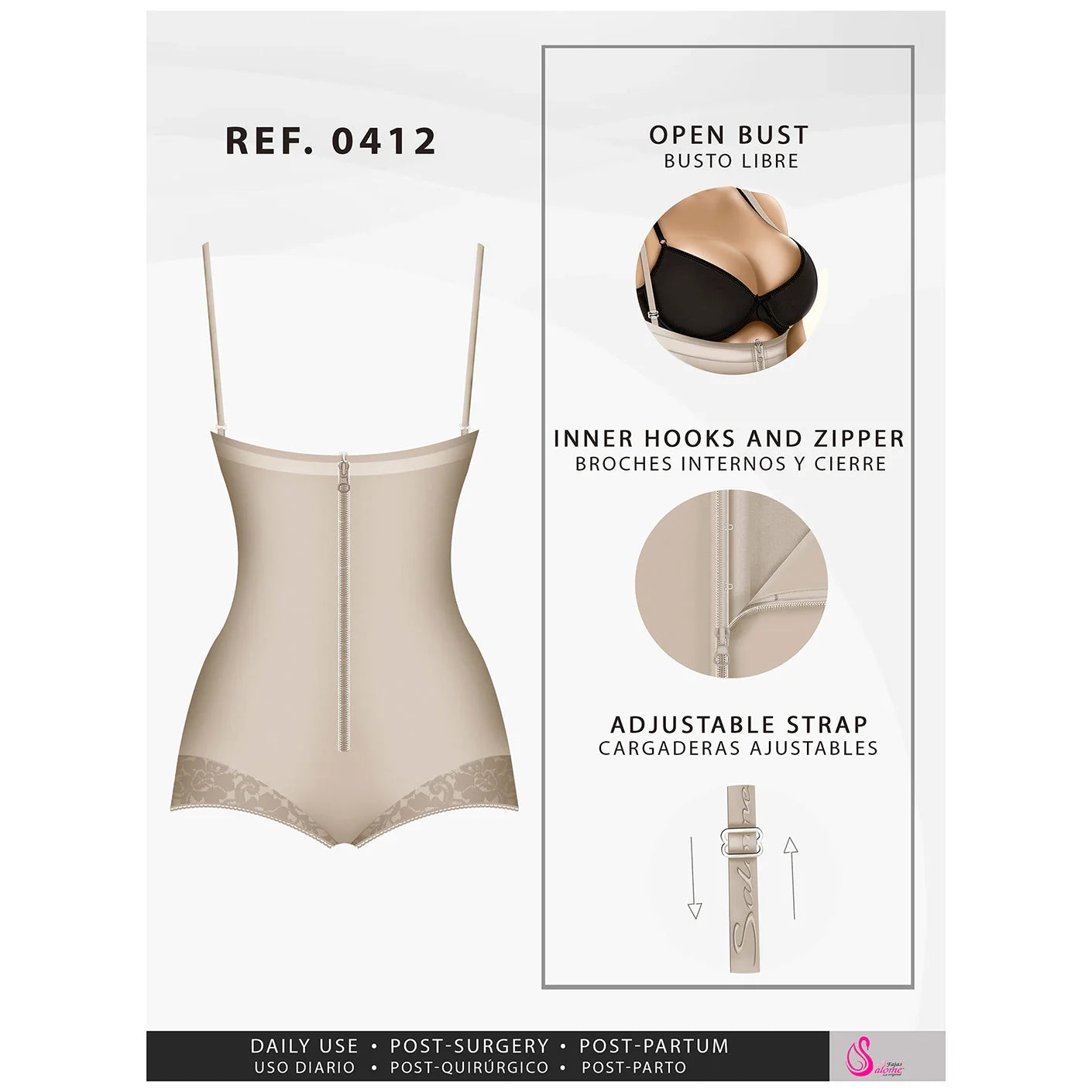 Fajas Salome 412-01 - DHH Shapewear