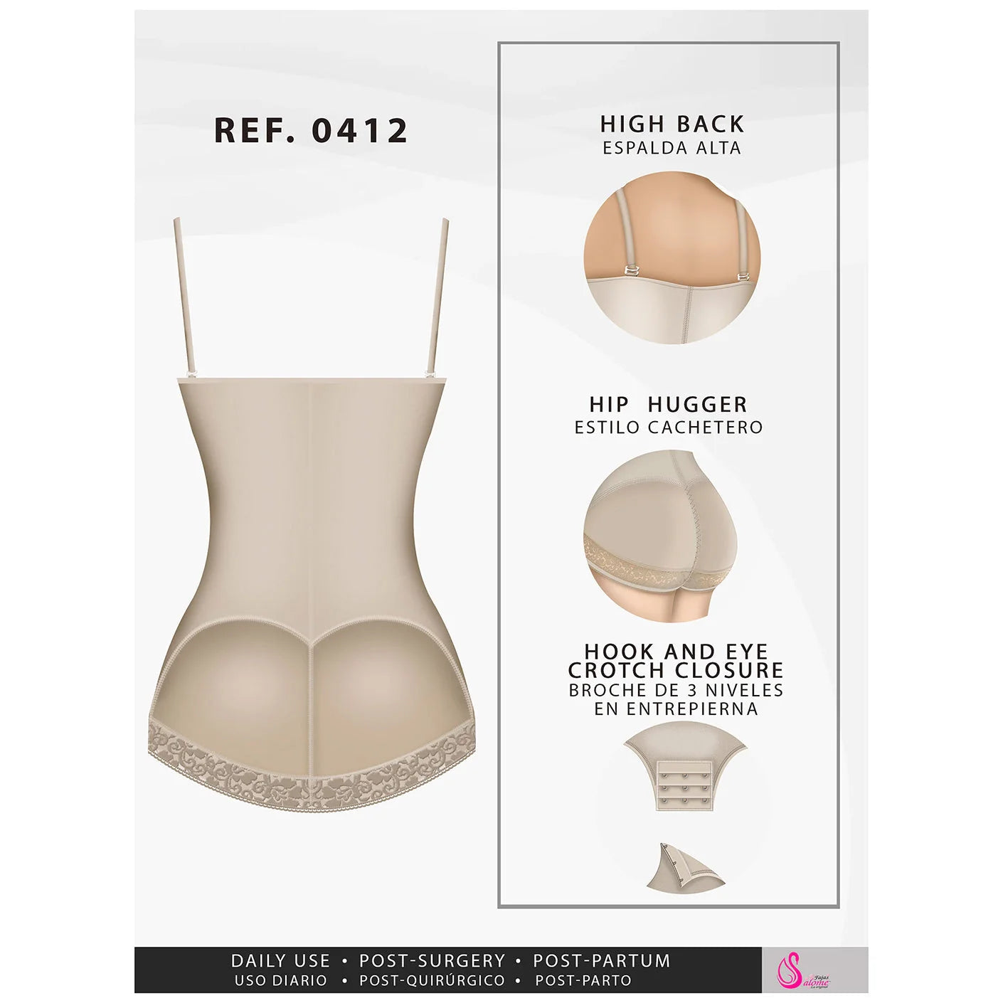 Fajas Salome 412-01 - DHH Shapewear