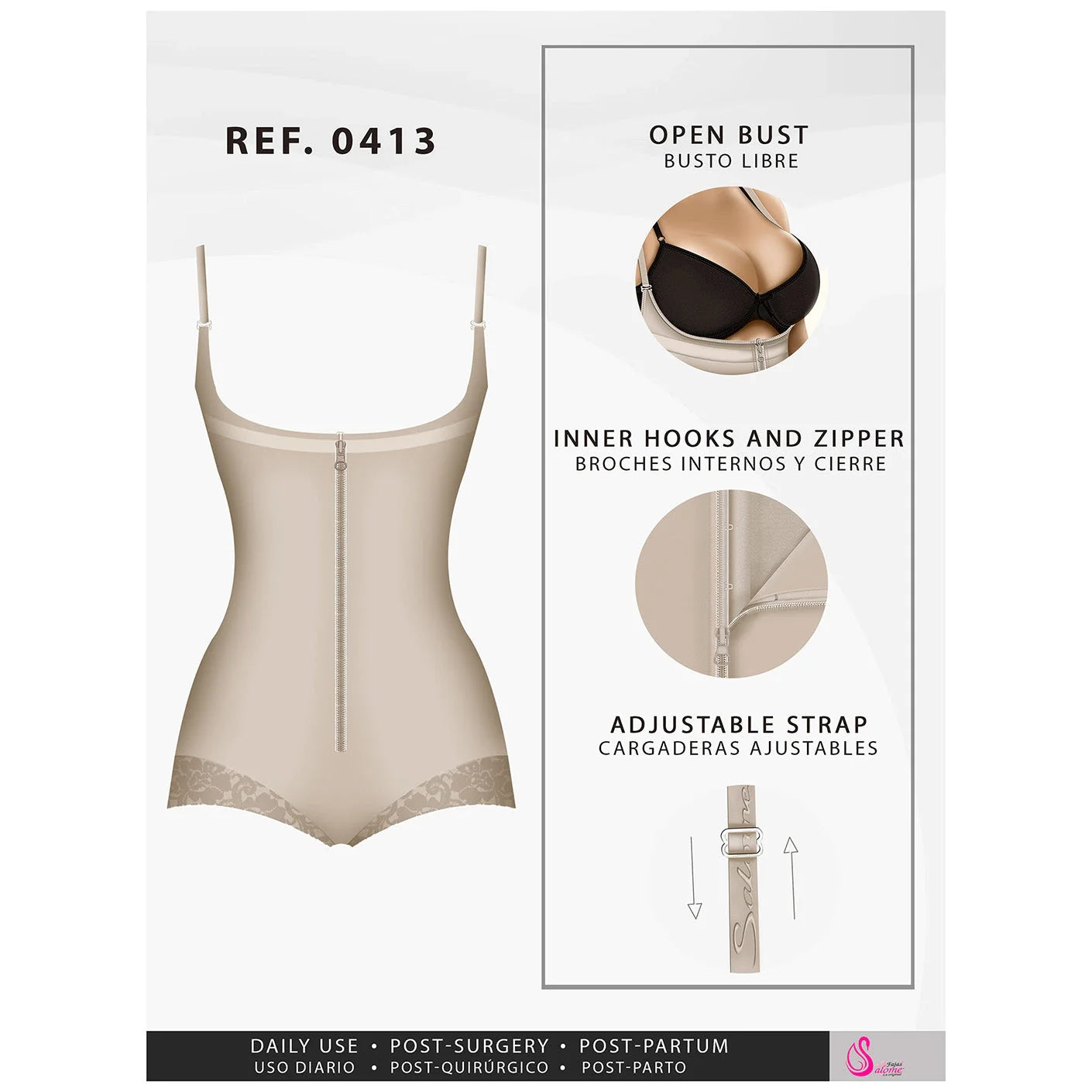 Fajas Salome 413-01 - DHH Shapewear