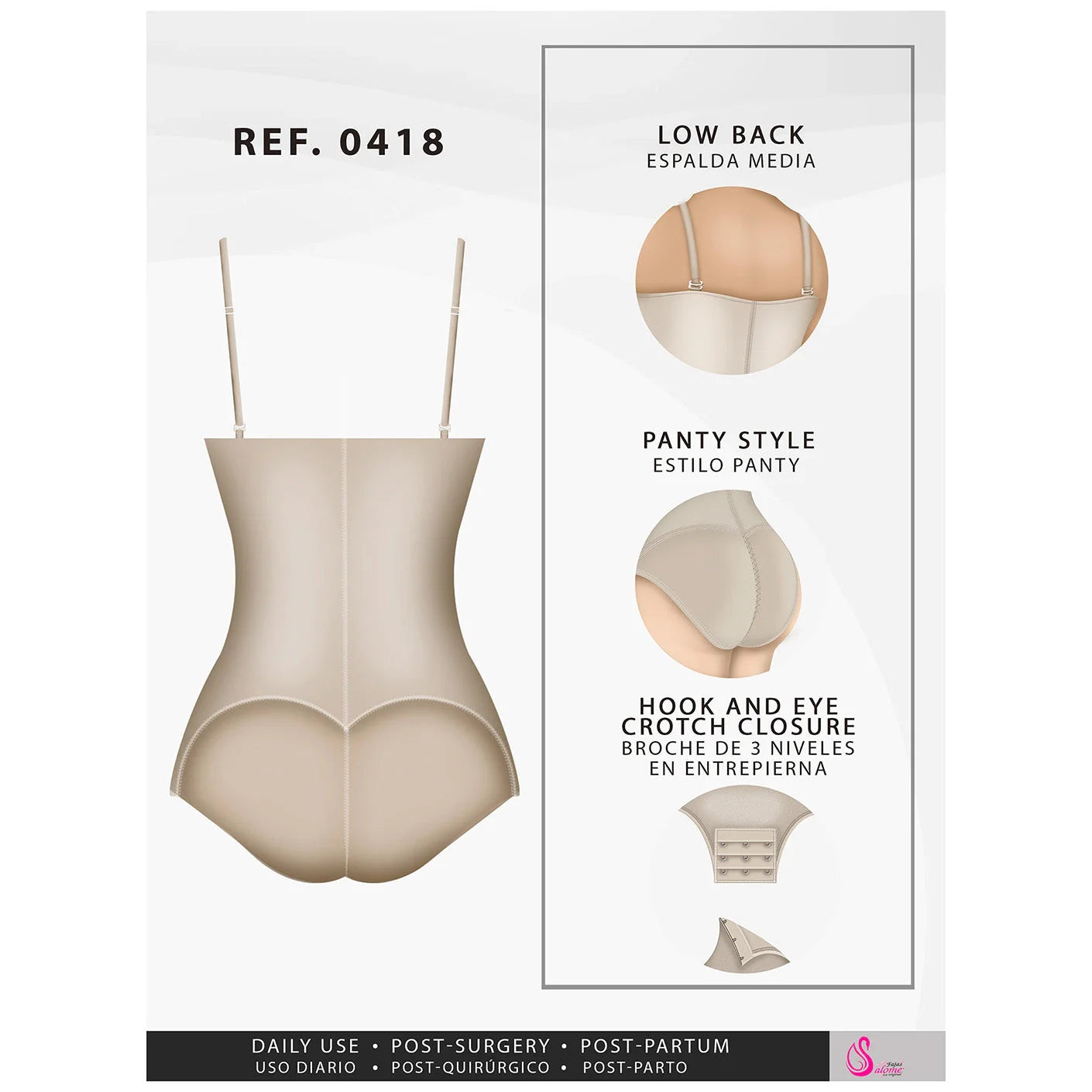 Fajas Salome 418-01 - DHH Shapewear