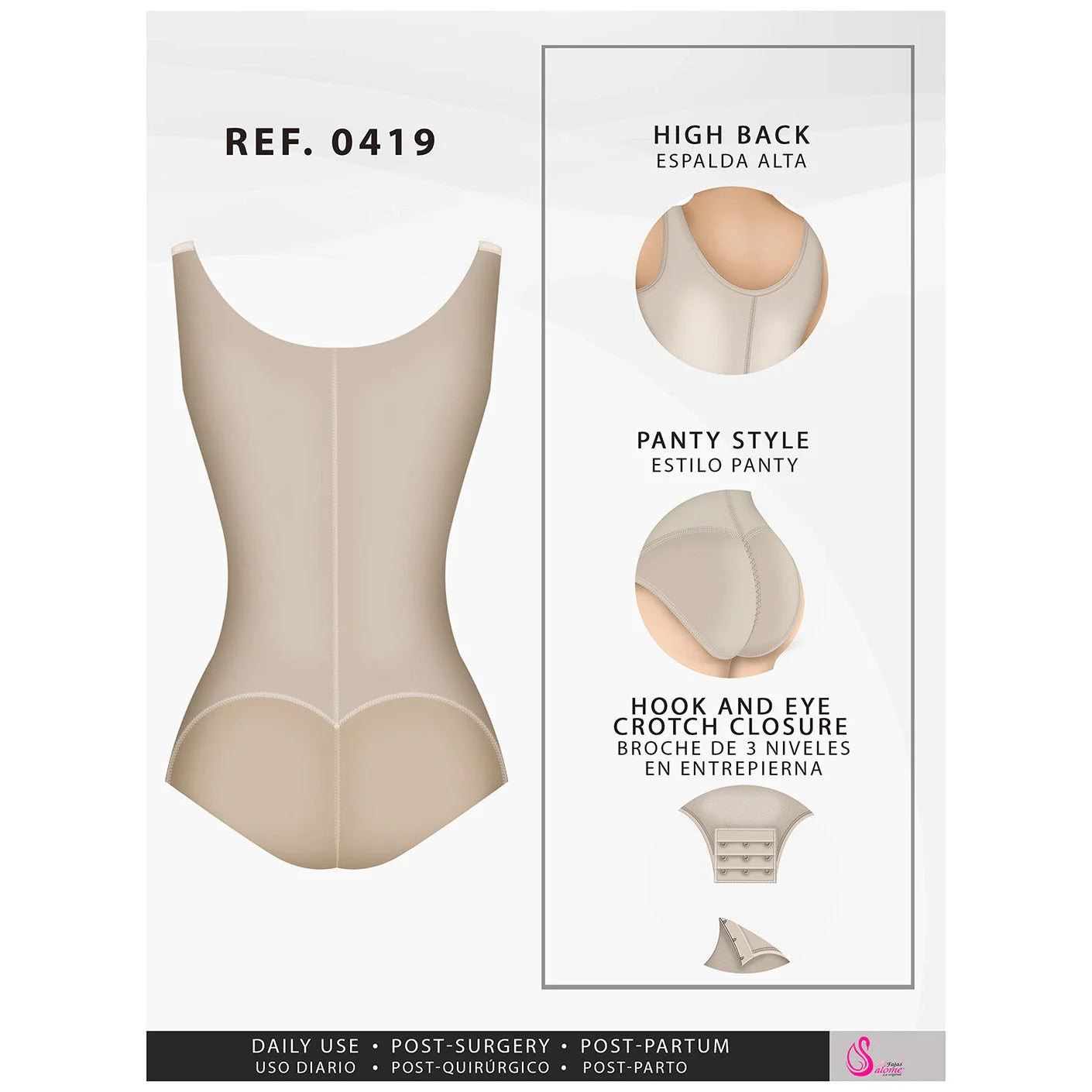 Fajas Salome 419-01 - DHH Shapewear