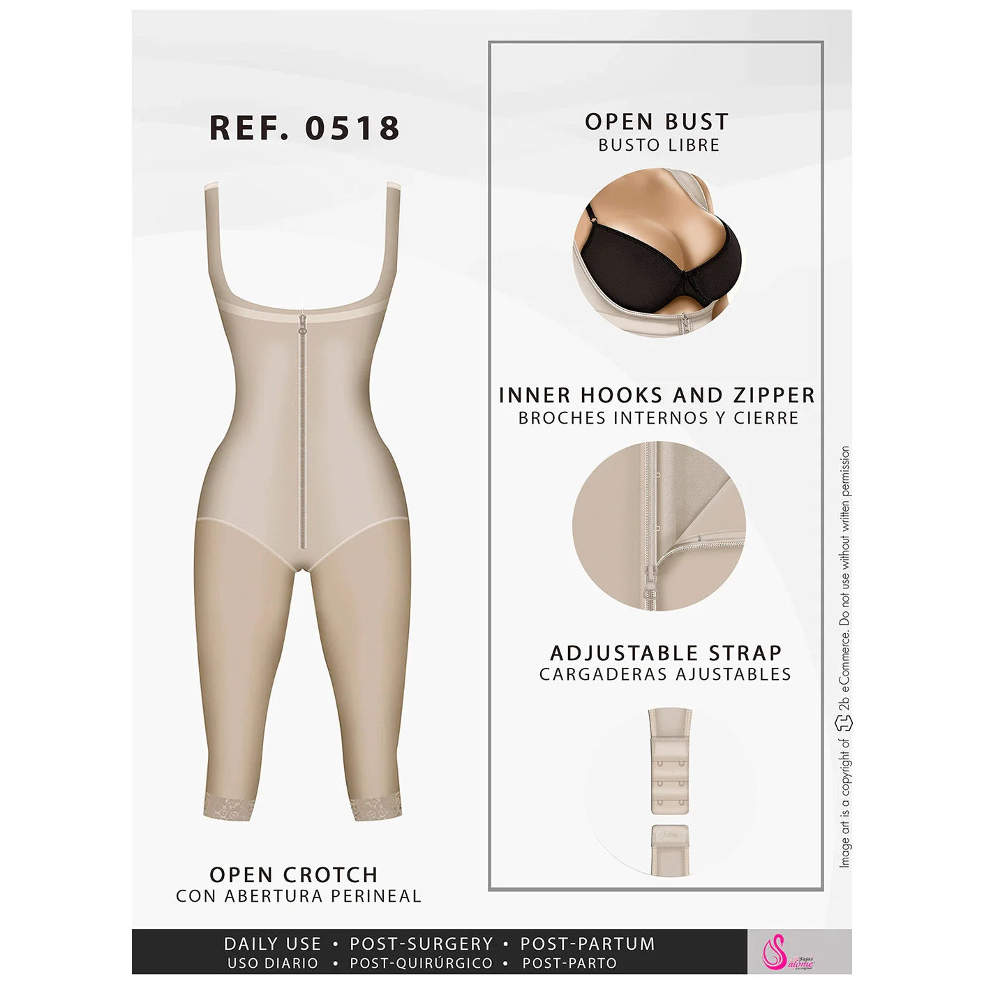 Fajas Salome 518-01 - DHH Shapewear