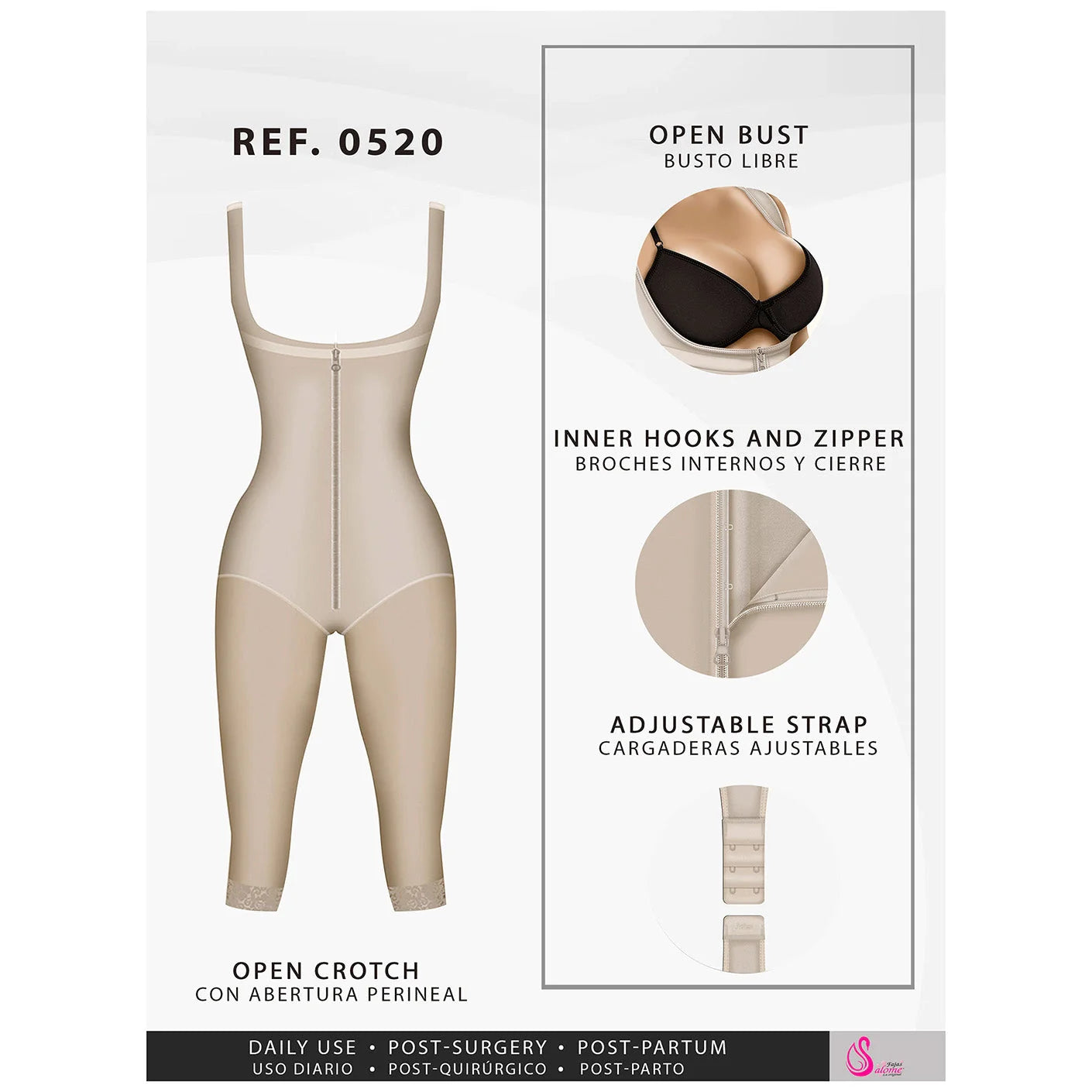 Fajas Salome 520-01 - DHH Shapewear