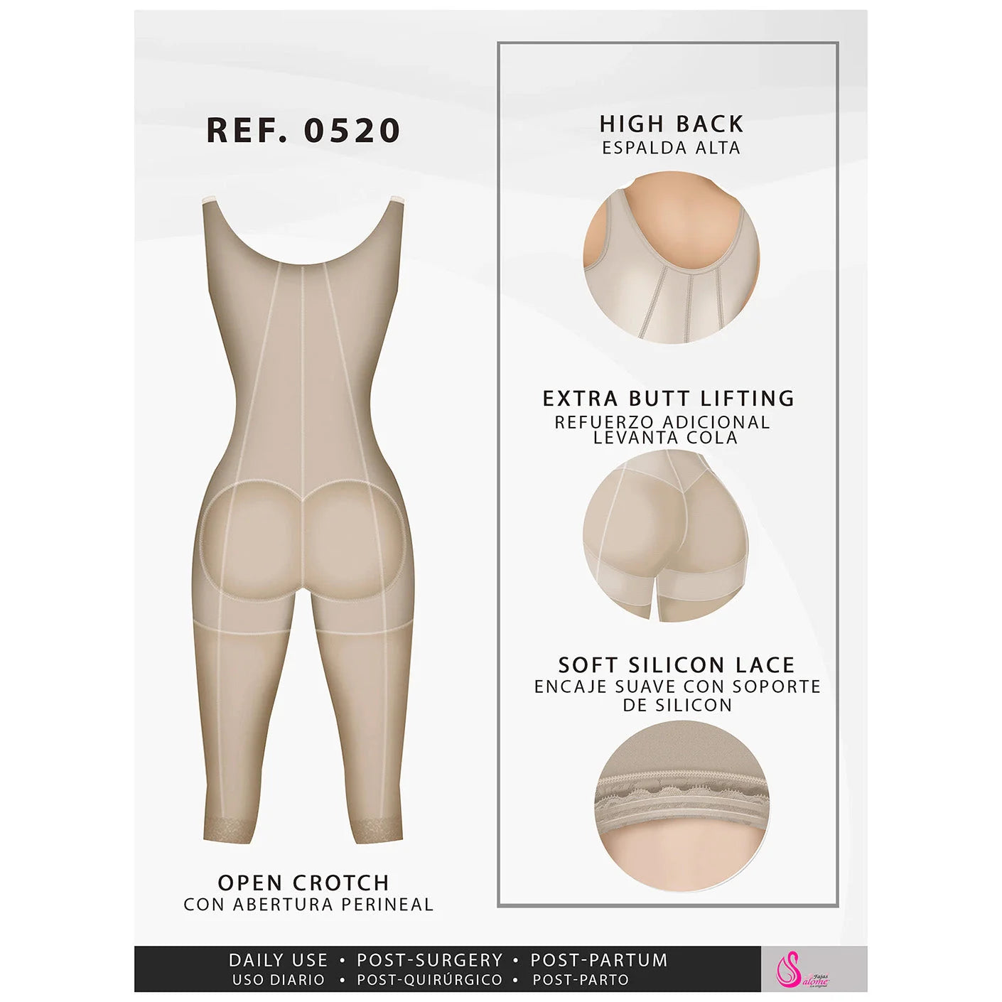 Fajas Salome 520-01 - DHH Shapewear
