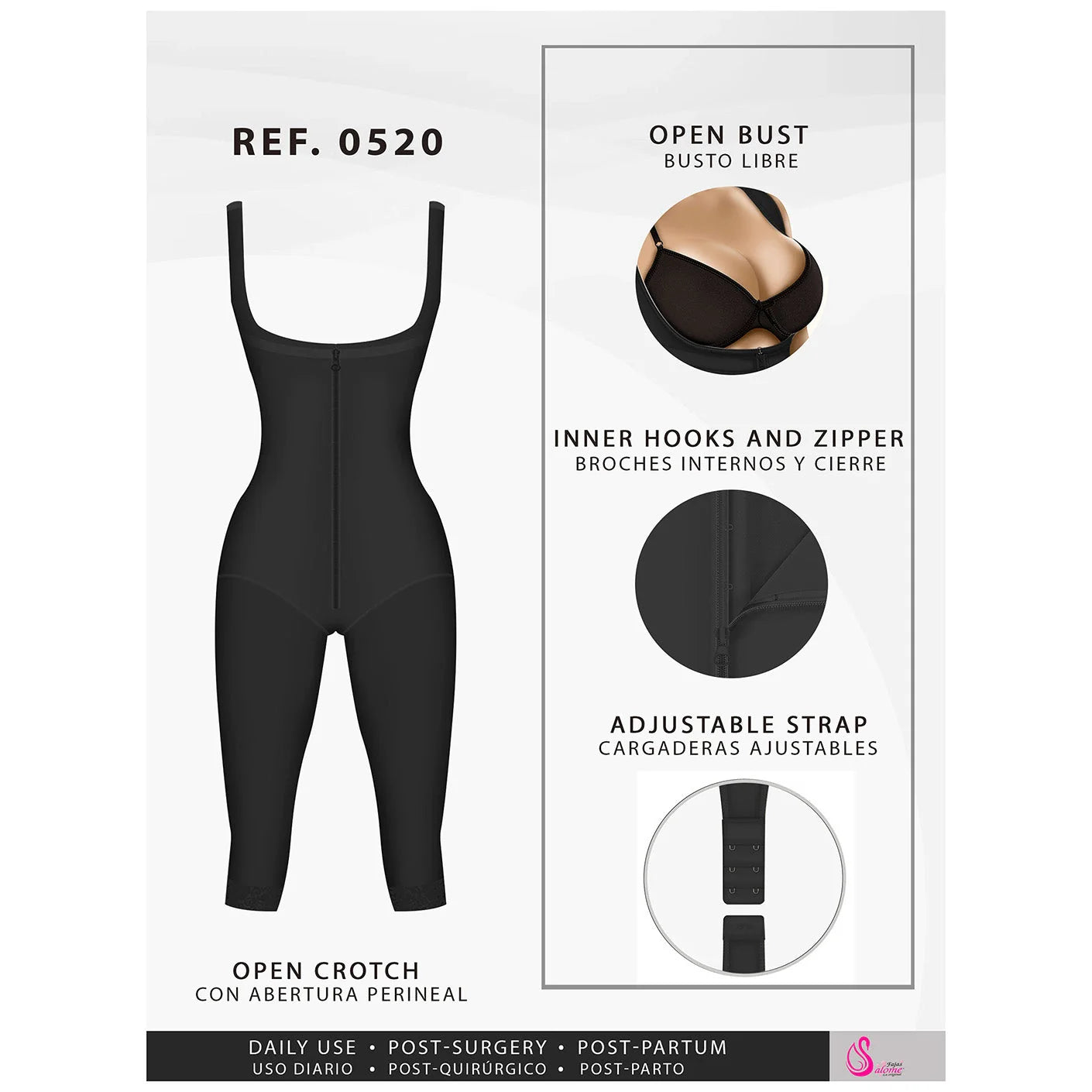 Fajas Salome 520-01 - DHH Shapewear
