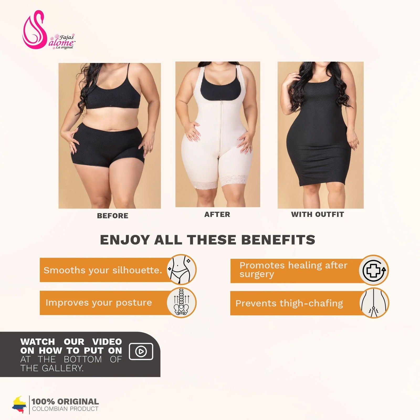 Fajas Salome 520-01 - DHH Shapewear
