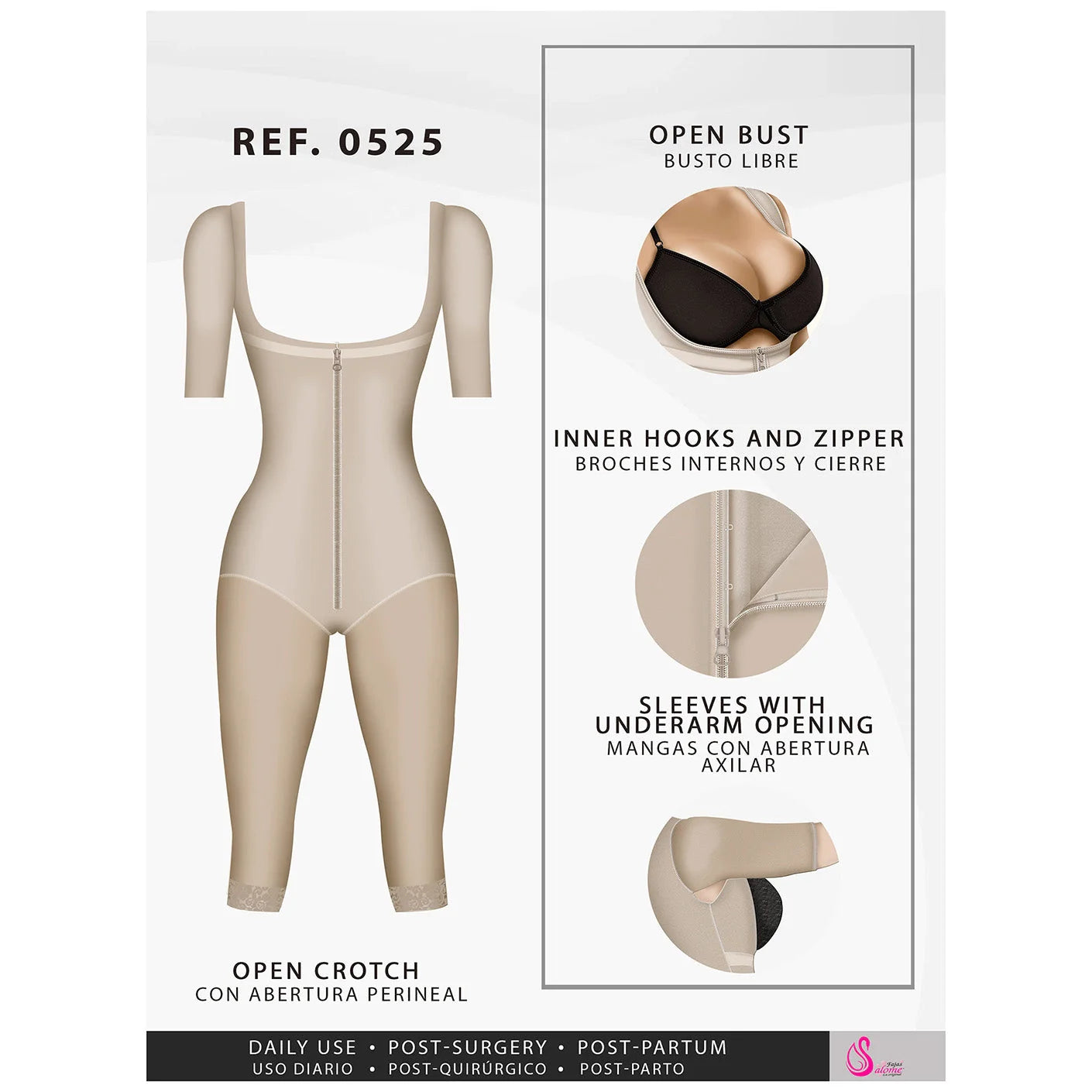 Fajas Salome 525-01 - DHH Shapewear