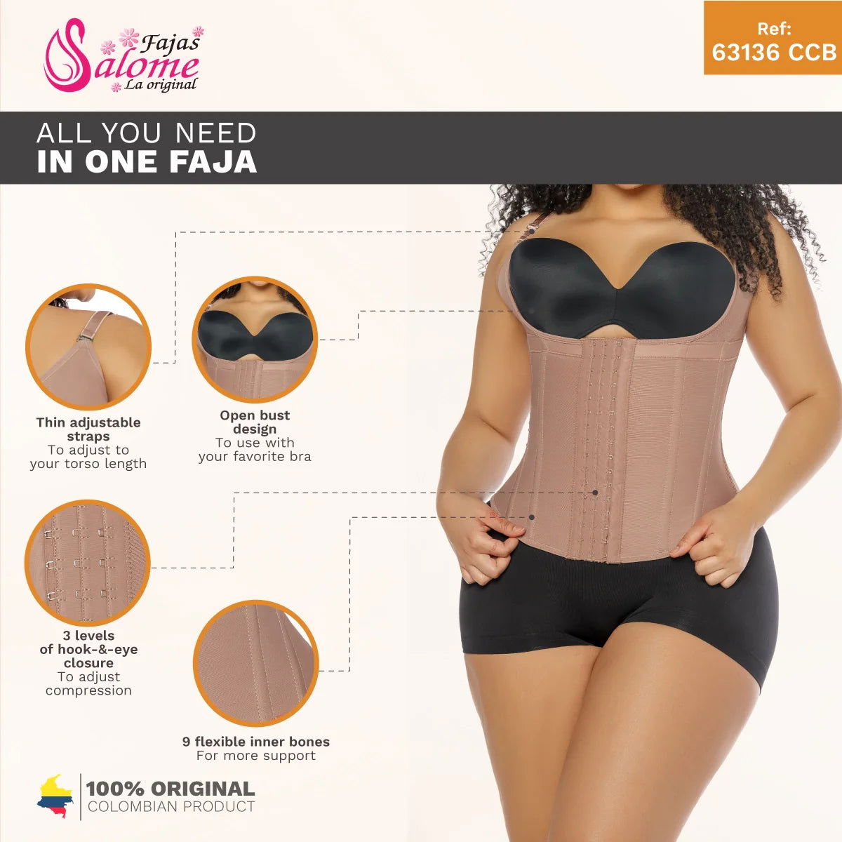 Fajas Salome 63136-CCB - DHH Shapewear