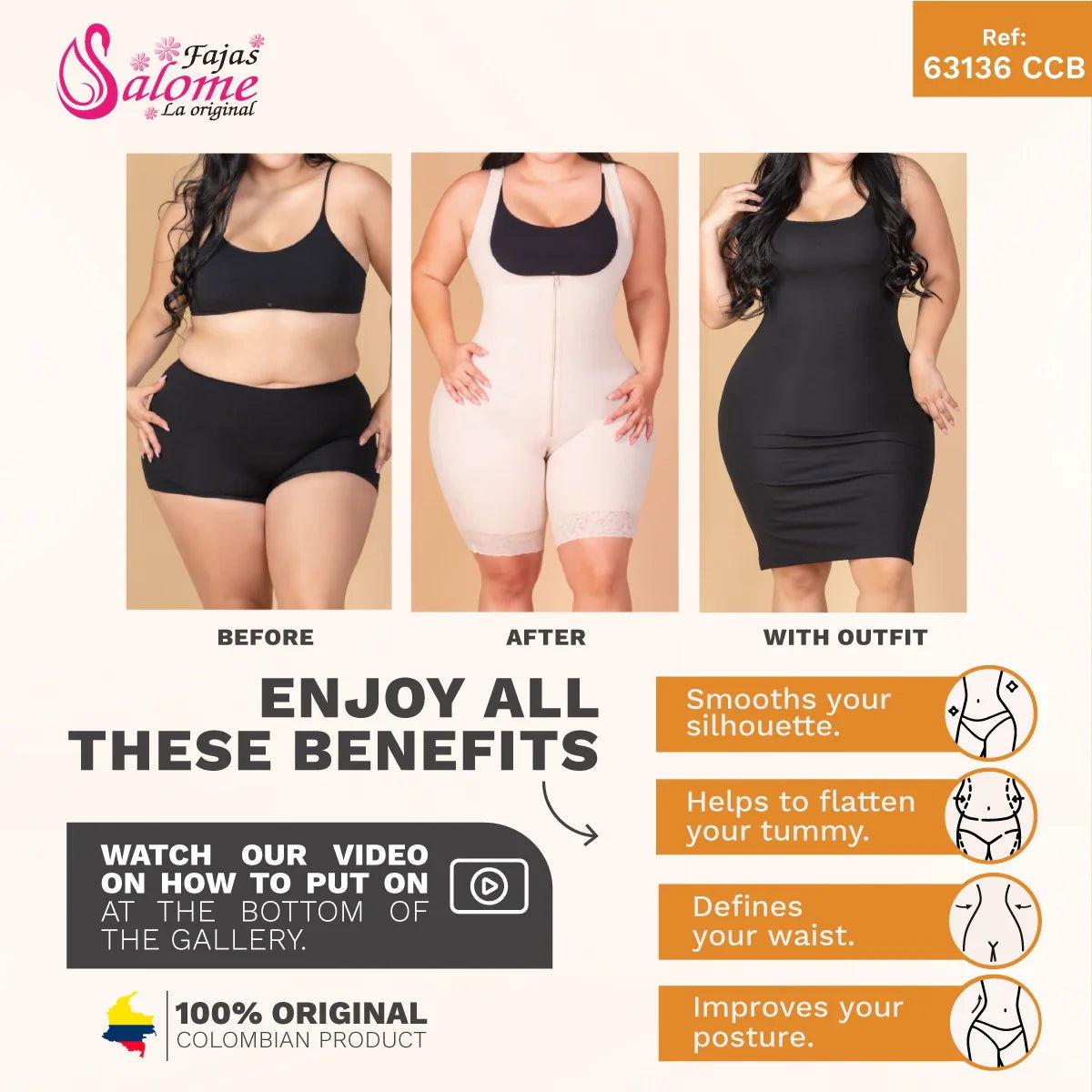 Fajas Salome 63136-CCB - DHH Shapewear