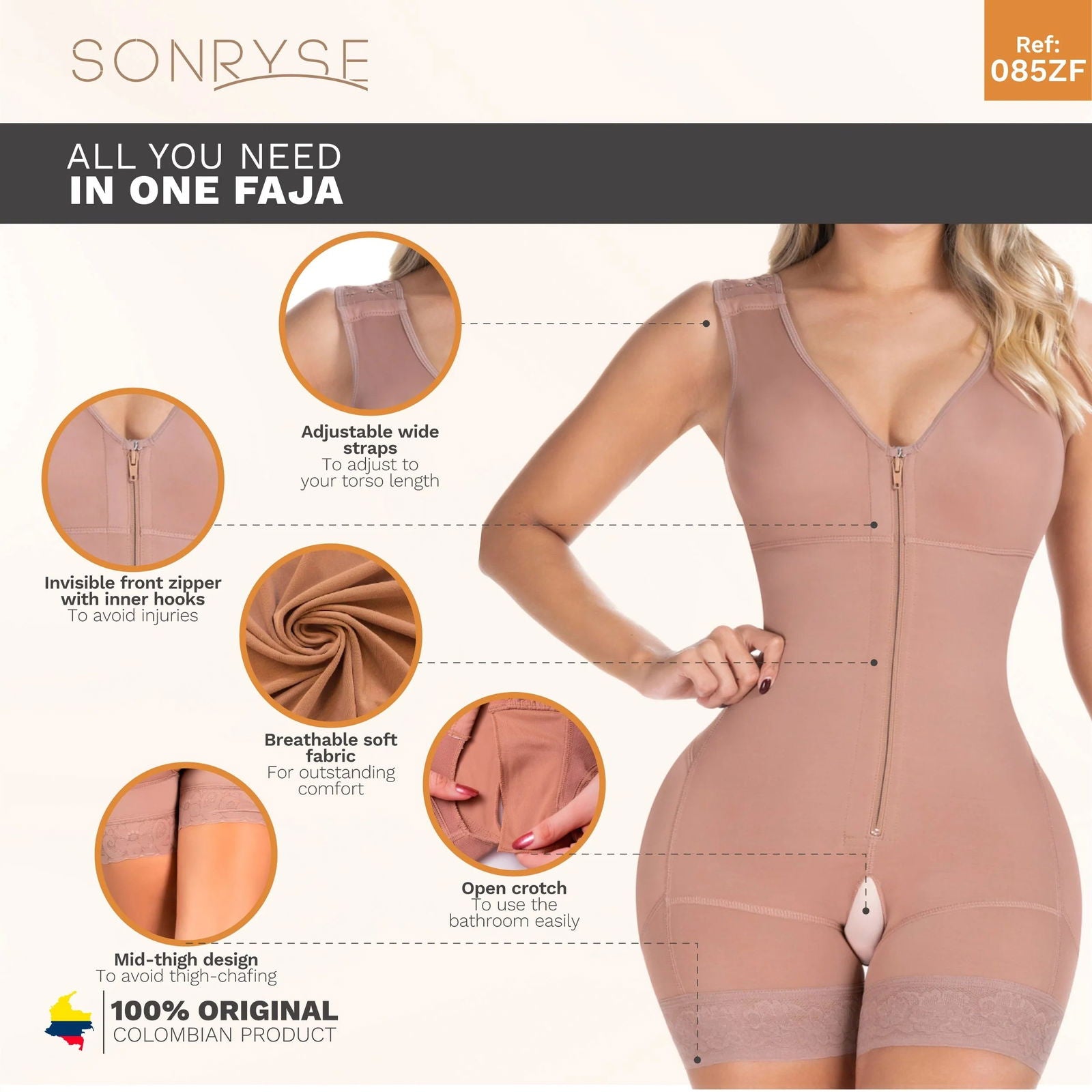Sonryse 085ZF - DHH Shapewear