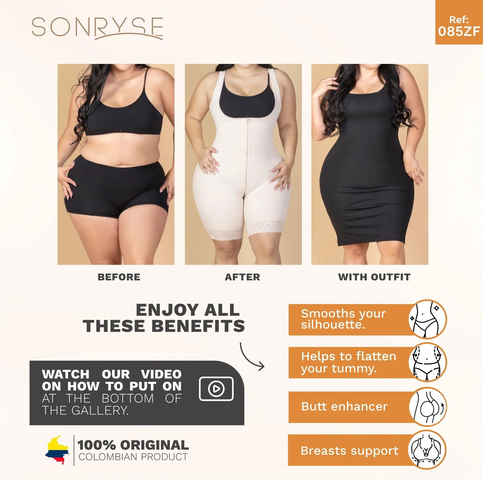 Sonryse 085ZF - DHH Shapewear