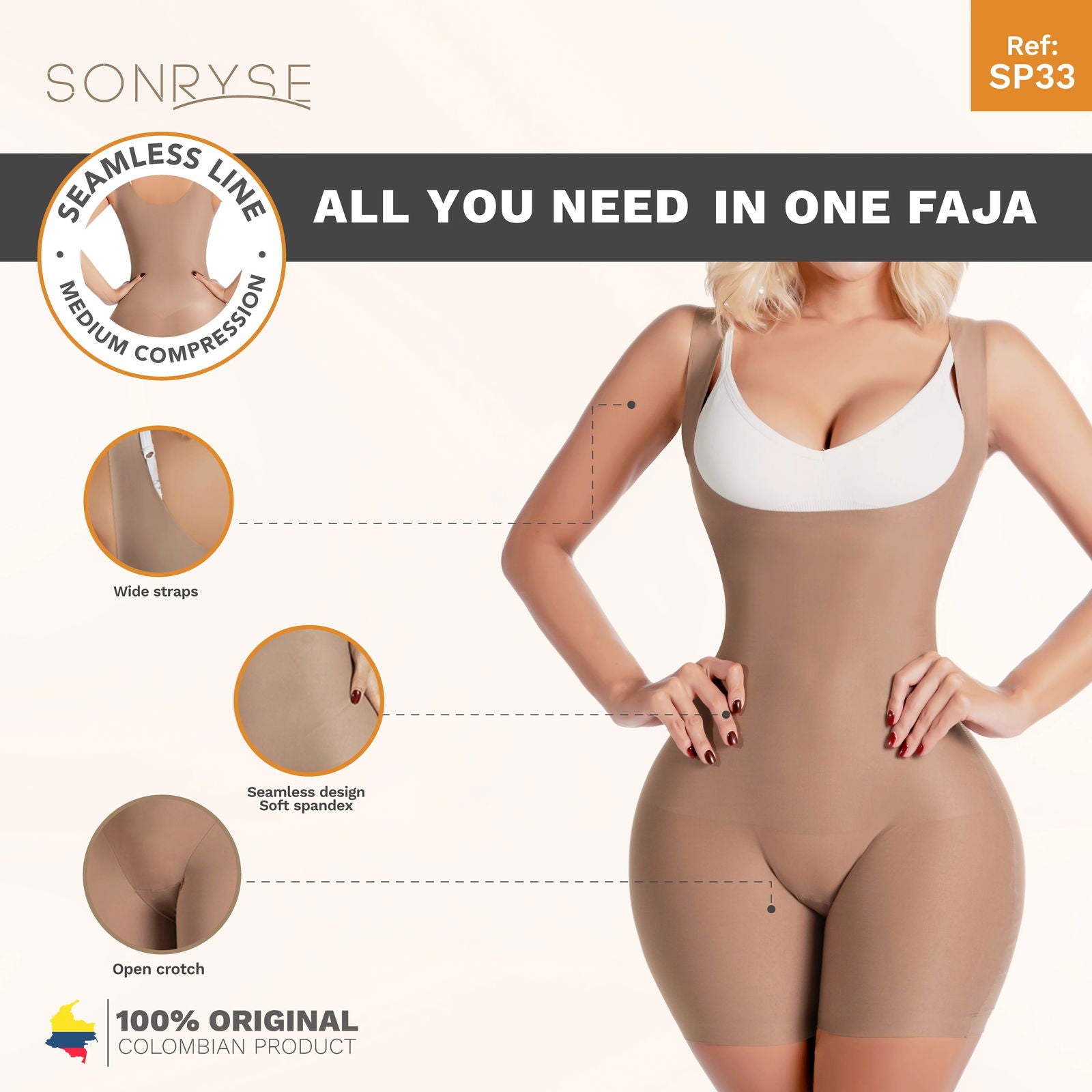 Sonryse SP33NC - DHH Shapewear