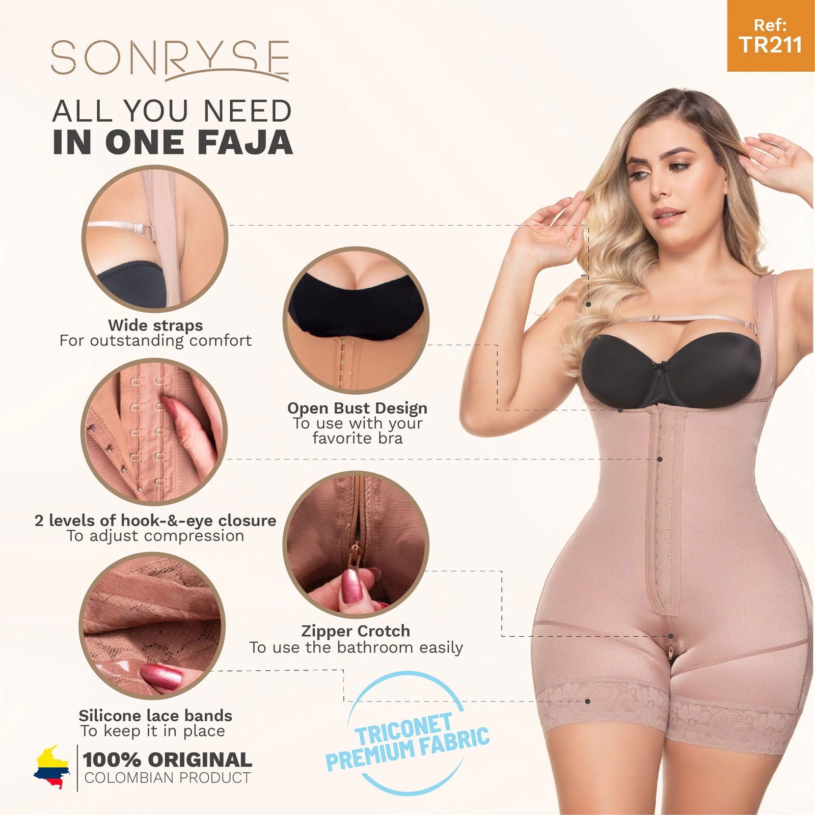 Sonryse TR211BF - DHH Shapewear
