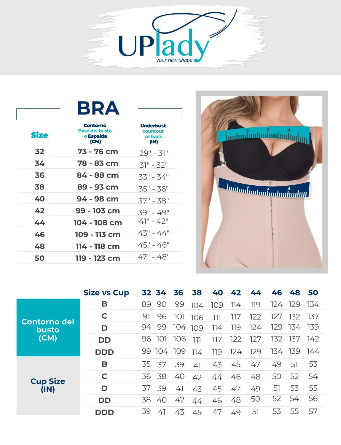 UpLady BRA-8532 - DHH Shapewear