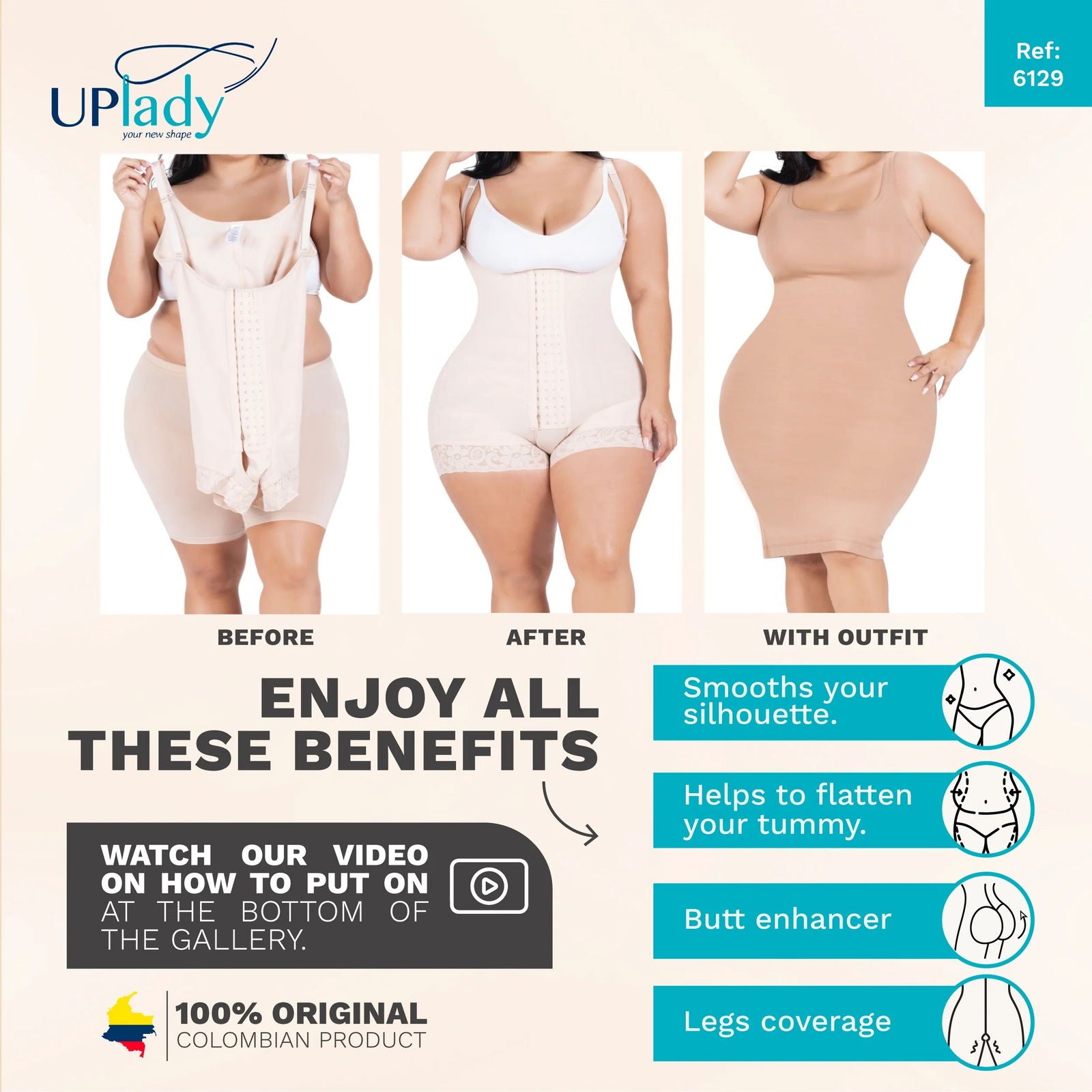 UpLady F-6129 - DHH Shapewear