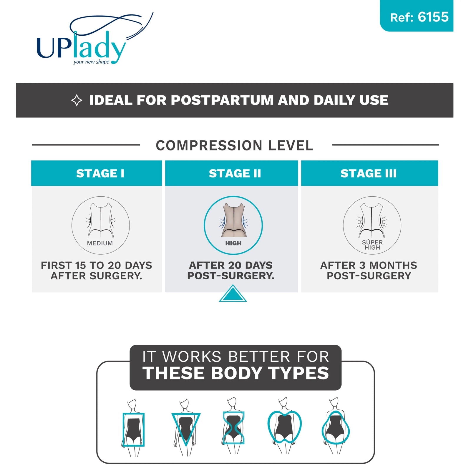 UpLady F-6155 - DHH Shapewear
