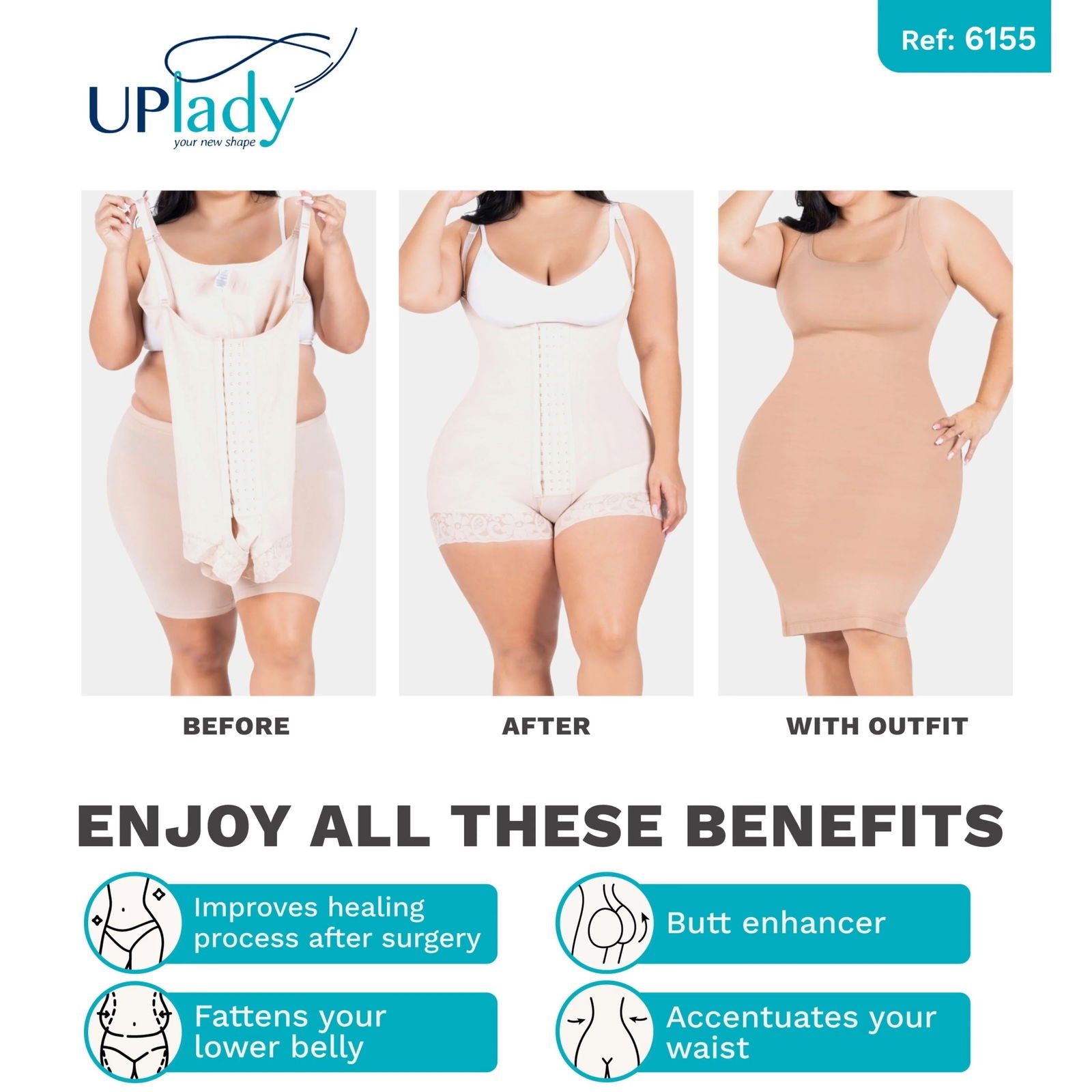 UpLady F-6155 - DHH Shapewear